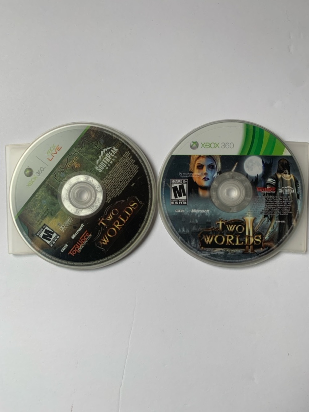 Two Worlds and Two World 2 Xbox 360 Video Games